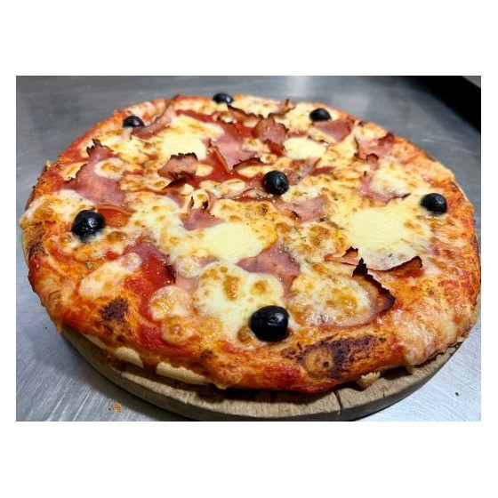Pizza Tomate, Mozzarella, Jambon. Italia Diffusion