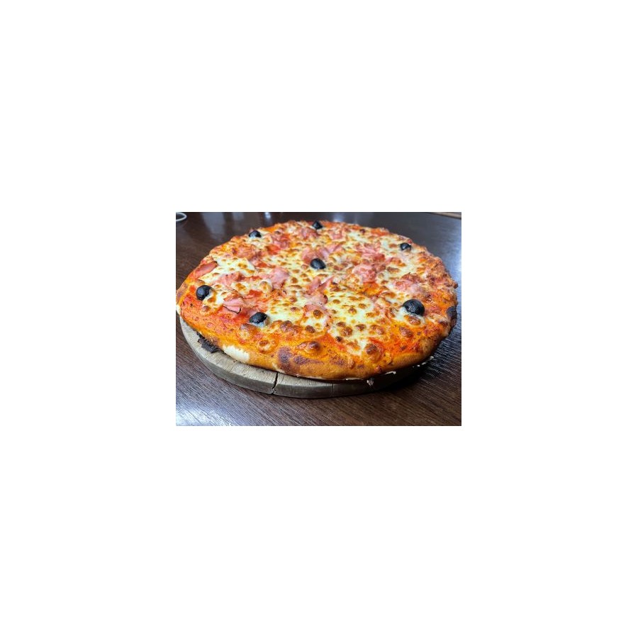Pizza Tomate, Mozzarella, Jambon. Italia Diffusion